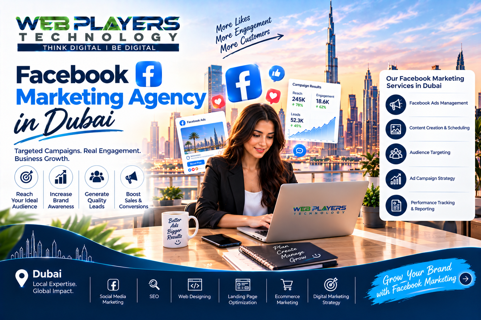Facebook Marketing Agency Dubai for Business Growth